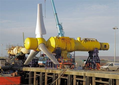 Alstoms Tidal Turbine At Emec Site Alstoms Full Scale Tidal Device