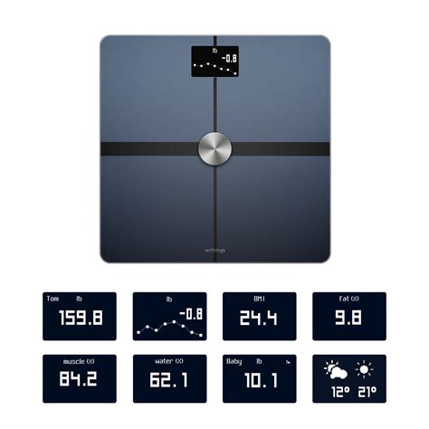 Withings Body Body Composition Wifi Smart Scale Black Fittrack Australia