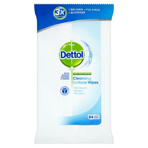 Surface Cleansers Wipes Antibacterial Dettol