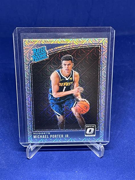 MICHAEL PORTER JR 2018 19 PANINI DONRUSS OPTIC RATED ROOKIE CHOICE HOLO