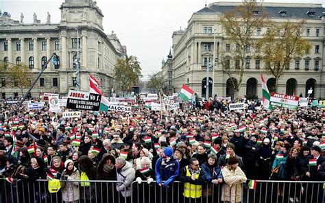 Hungary holds landmark anti-Nazi protest, after far-right lawmaker ...