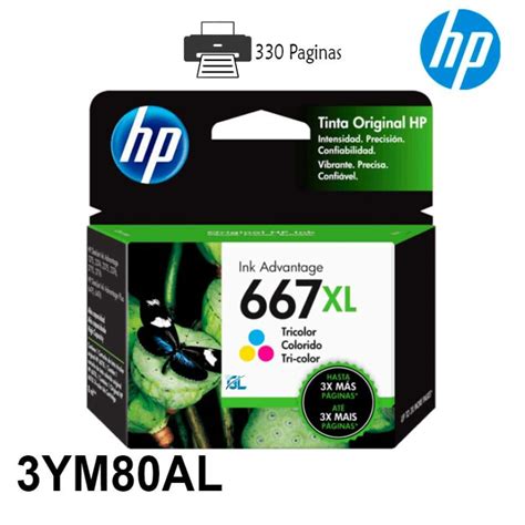 Tinta Hp Ym Al Xl Tricolor Original G Limagars Peru