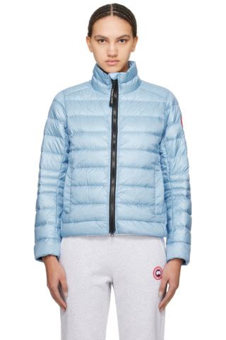 Canada Goose Blue Cypress Down Jacket SSENSE