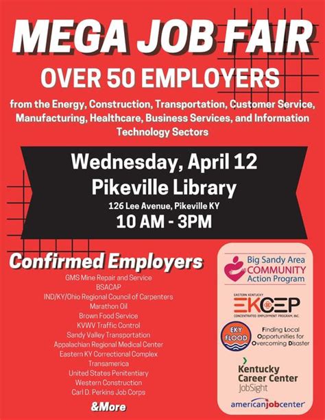 Mega Job Fair City Of Pikeville Ky