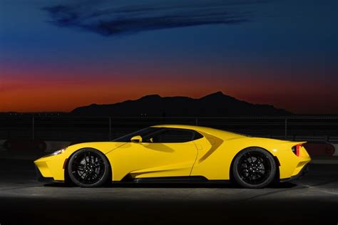 K Yellow Ford Car Side View Ford Gt Ford Gt Mk Ii