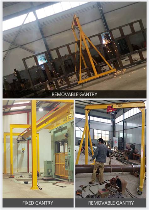 Wholesale Mobile Portable Gantry Cranes For Industrial Factory