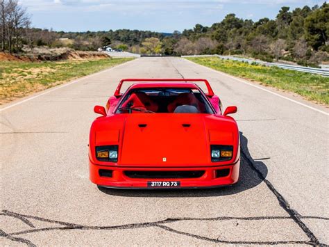 The Ferrari F40 Allocated New To Alain Prost Is Now Up For Auction By Rm Sothebys The Online