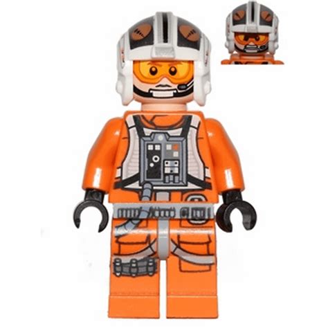 LEGO Star Wars X-Wing Pilot (Theron Nett) (75032) Minifigure - Walmart.com - Walmart.com