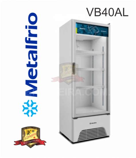 Refrigerador Expositora Para Bebidas Metalfrio 403 Litros VB40AL Branco