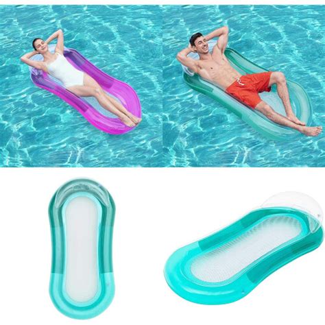 Giant Pool Bed Inflatable Pool Float Summer Fun Floating Swimming for ...