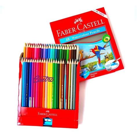 Jual GoodproductBL FABER CASTELL 48 WATER COLOUR PENCIL PENSIL WARNA