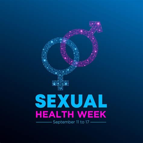 Premium Vector Sexual Health Week September Is Sexual Health Awareness Week Low Poly Style