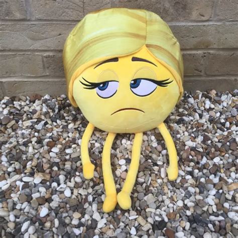 MARY MEH EMOJI Movie Plush Cuddly Soft Toy Girl Figure Yellow TV Film Movie Doll £4.49 - PicClick UK