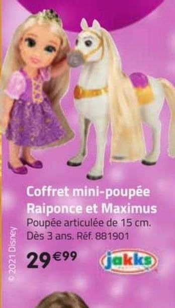 Offre Coffret Mini Poup E Raiponce Et Maximus Jakks Chez La Grande Recre