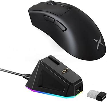 Delux M Pro Mouse Gamer Sem Fio Taxa De Polling De Hz Base De