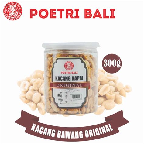 Jual Poetri Bali Kacang Kapri Bali Original 275 Gram Oleh Oleh Khas