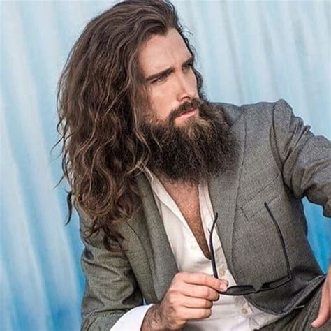 30 Handsome Long Wavy Hairstyles For Men 2024 Trends