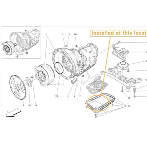 For Maserati Levante Ghibli Quattroporte Oil Sump Kit Oem