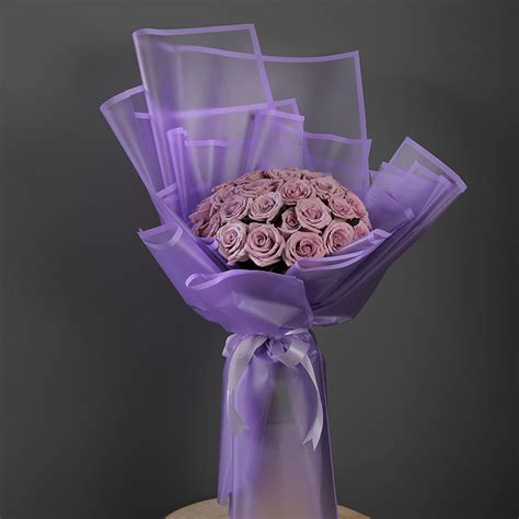 Bouquet Of Purple Roses | Gorgeous Purple Flowers | Qatar