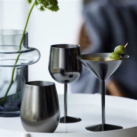 Kieliszki Do Martini Lyngby Glass Sztuki Stal Nierdzewna