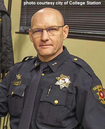 College Station Police Veteran Billy Couch Is Promoted To Chief - WTAW ...