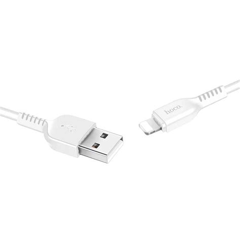 Cabo Lightning Para Usb Em Tpe M Branco Hoco X Standbyte