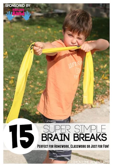 15 Super Simple Brain Break Exercises