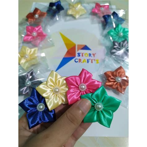 Jual Bross Bunga Pita Satin Cantik Souvenir Acara Souvenir Pernikahan