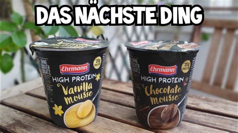 Ehrmann High Protein Mousse Vanille und Schoko Zutaten Nährwerte