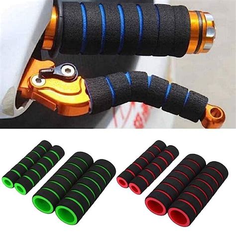 Spedy Pair Motorcycle Bicycle Handlebar Grip Brake Clutch Lever