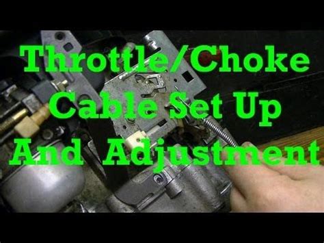 How To Adjust The Choke On A Carburetor