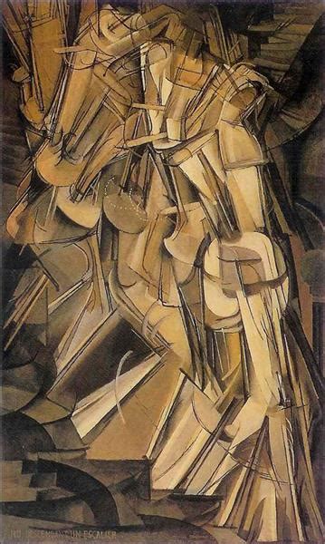 Akt Eine Treppe Herabsteigend Nr 2 1912 Marcel Duchamp WikiArt