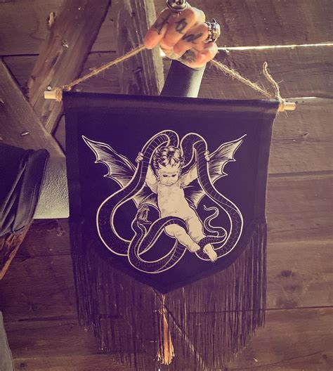 Evil Cherub Banner Etsy