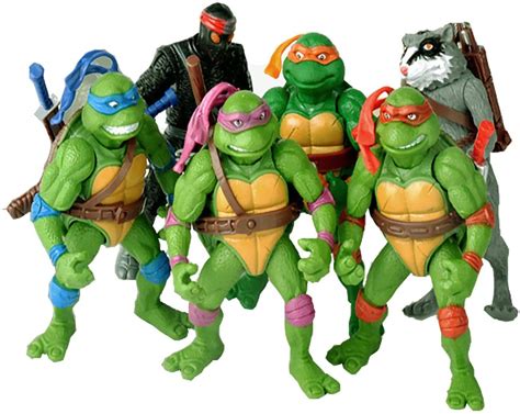 2021 Teenage Mutant Ninja Turtles Action Figures Set of 6 PCS - TMNT Action Figures Ninja ...