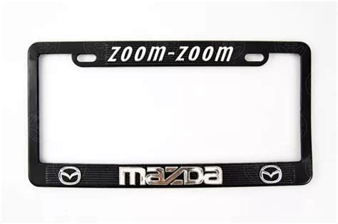 Par Marcos Porta Placas Autos Y Camionetas Mazda Zz Emi Meses Sin Inter S