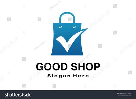 good shop logo design stock vector royalty   shutterstock