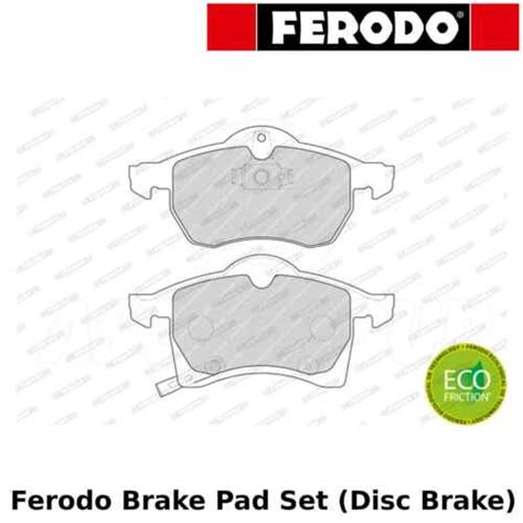 Ferodo Brake Pad Set Front Fits Vauxhall Astra Astravan Corsa