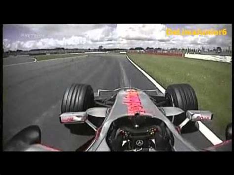 F1 2007 Silverstone Qualifying Alonso Onboard Flying Lap YouTube