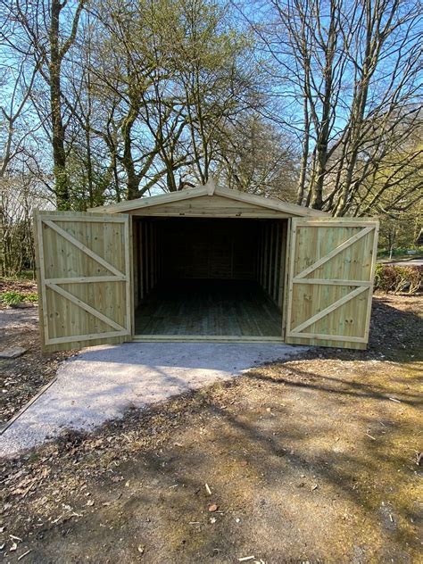 Garden Shed Workshop Super Heavy Duty Tanalised X Apex Mm T G X