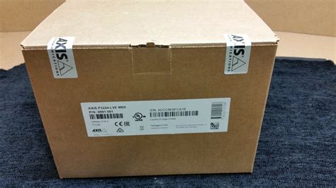 Axis P Lve Mk Ii Network Camera New In Box Sealed Outdoor Lve Ebay