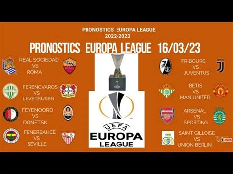 Pronostic Foot EUROPA LEAGUE Les Meilleurs Pronostics EUROPA LEAGUE