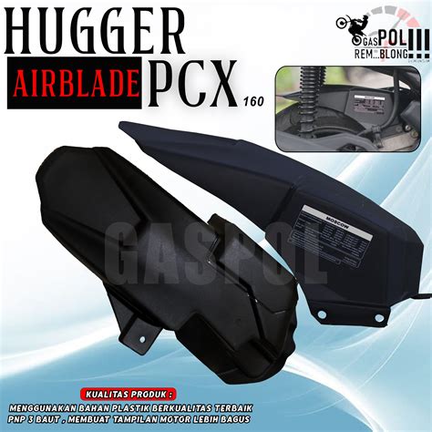 HUGGER AIRBLADE PCX 160 ADV SPAKBOR BELAKANG KOLONG HAGER HAGGER AIR