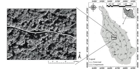 Study area located in the northern forests of Iran | Download ...