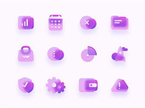 Glass Icons Pack Freebie Supply