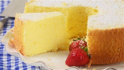 American Sponge Cake Recipe Demonstration Joyofbaking Table And