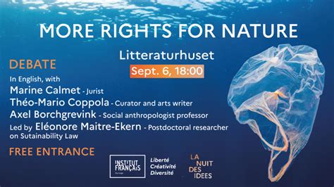 Nuit des Idées Débat Plus de droits pour la nature Institut français