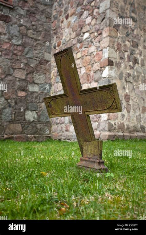 Broken Church Cross Stock Photo Alamy