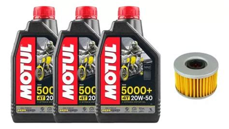 Kit Troca Oleo E Filtro Suzuki Gs Motul W Parcelamento