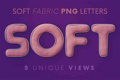 Soft Fabric 3d Lettering Graphic By Jumbodesign · Creative Fabrica