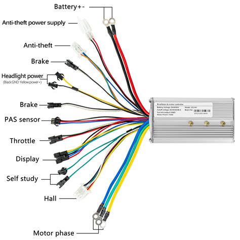 Kunray S12 61YB 36 60V 750W Brushless Controller Kit With LCD Display